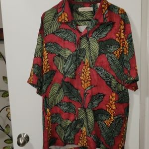 Tropical Cruise Tommy Bahama Button Down Shirt SzL